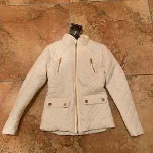 Girls quilted jacket, new! Size 5